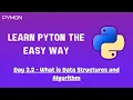 Day 2 Part 2 - Data Structures and Algorithm Learn Python the Easy Way