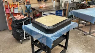 Laminating the lip of the hatch