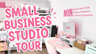 Welcome to My Dream Office | Studio Tour | My Small Business Workspace & Setup + Organization Ideas