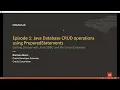 Episode 1 Getting Started with and Oracle database XE