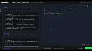 Hackerrank Python Solution Regex and Parsing - Group Groups Groupdict