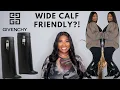 GIVENCHY SHARK LOCK BOOTS REVIEW TRY ON WIDE CALF FRIENDLY POCKETSANDBOWS