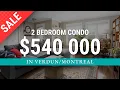 Montreal -des-Soeurs Condo For Sale 1 043 00 SQFT 2 Bed 1 Bath