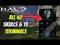All Skull and Terminal Locations In Halo Campaign Evolved