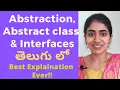 Abstraction Abstract Class Interfaces