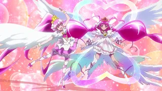 تحول كيور لوفلي الخارقة وكيور هابي الأسطورية مترجم 