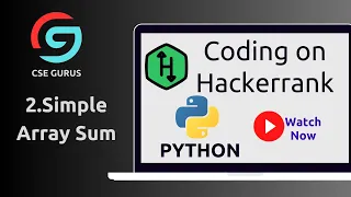 2 Simple Array sum Hackerrank Python