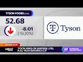 Tyson Foods stock declines on Q2 earnings miss