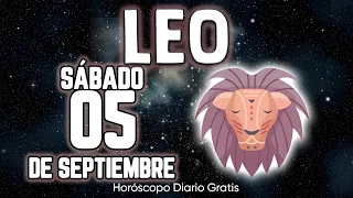 ⛔TEN CUIDADO❌ UN PELIGRO ACECHA☢️ leo ♌ Horóscopo diario 5 DE SEPTIEMBRE 2026🔮 horóscopo de hoy