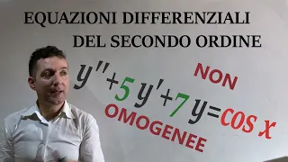 Equazioni differenziali non omogenee del secondo ordine .Esercizi esami