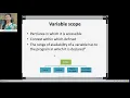 Variables in PHP Scope of variables in PHP Static variables