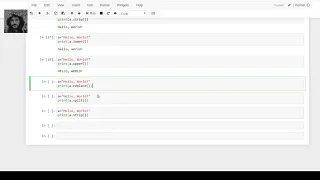 Strings basic string Methods part2 JUPYTER NOTEBOOK PYTHON DATA SCIENCE AI ML