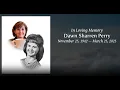 Funeral Service Dawn Perry