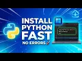 How to Install Python on Windows 11 Step-by-Step Guide for Beginners