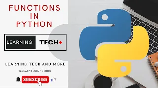 FUNCTIONS IN PYTHON Parameters Arguments Code Reusability