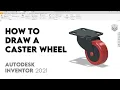 Download Lagu Caster Wheel | Autodesk Inventor 2021 | Intermediate Tutorial