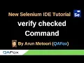 New Selenium IDE - Part 39