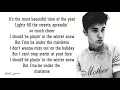 Download Lagu Justin Bieber - Mistletoe (Lyrics)