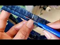 STEP-BY-STEP tutorial for an undetectable eurohem Original Hem on Jeans