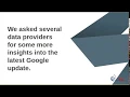 The latest data on the January 2020 google core update