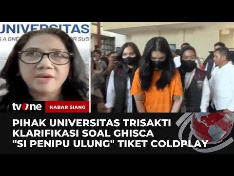 Kesaksian Humas Univ. Trisakti soal Ghisca "Penipu Ulung" Tiket Coldplay