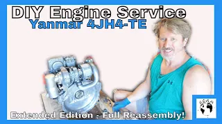 Sailors Maintaining Our Own Yanmar 4JH4-TE Diesel | Reassembly  Episode 55 #yanmarmaintenance