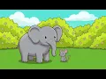 Big and Small! 🐘🐭 1 HOUR Opposites Song for Toddlers | Omboland