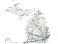 ancient Michigan map