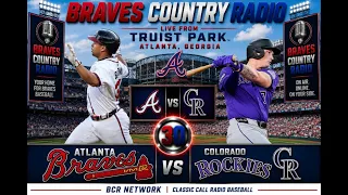 Braves vs Rockies MLB 3D LIVE Stream Classic Call PBP Watch Party