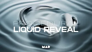 Procedural Liquid Reveal Cinema4D Tutorial