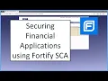 Secure Financial Applications using Fortify SAST SQL Injection demo