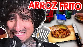 vendendo arroz frito com MUITO MEDO 🍚 #1