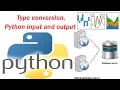 6 Type conversion python input and output