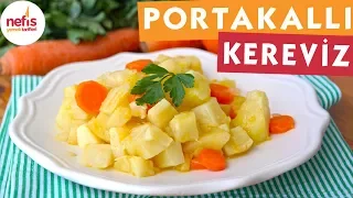 ETLİ KEREVİZ YEMEĞİ MALZEMELER ✓300 gr kuzu eti veya dana eti ✓1 adet soğan ✓1 orta boy patates ✓1 o. 