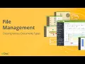 elDoc - Creating Various Types of Documents Directly within elDoc File Management