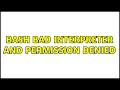bash bad interpreter and permission denied 3 Solutions