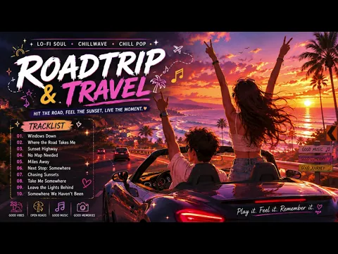 Best Lo-fi & Chillpop🚗| Roadtrip & Travel — Chill Music for Driving, Relaxing & Good Vibes