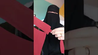 الفرق بين النقاب التندة والنو نيم في 30 ثانية Niqab Tutorial Shorts يمنى هاشم 