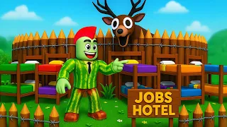Job Bouwt Een Hotel In 99 Nachten In Het Bos... In Roblox!