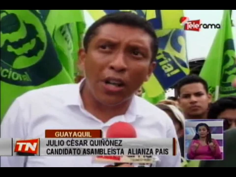 Caravana motorizada de Alianza País en Guayas