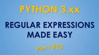Python Regular Expressions - part