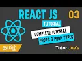 props PropTypes in React JS React JS Complete Tutorial in Tamil Day - 03
