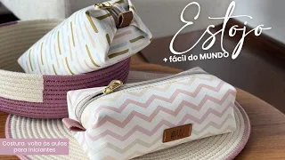 EASY and beautiful CASE!! Sew for back to school - Sewing for BEGINNERS - Step by step - DIY