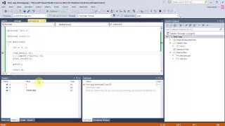 Debugging applications in Visual Studio 2013