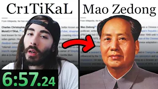 Wikipedia Speedruns are insane