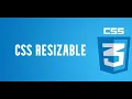 - CSS Resizable CSS Tutorial in Hindi