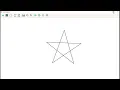 Turtle Graphics Five Points Star Flowgorithm Easy Programming Learn Coding Visually