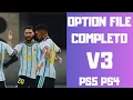 Option File 2026 | V3 | Completo \u0026 Actualizado | PES2021 | PS5 | PS4 | FREE
