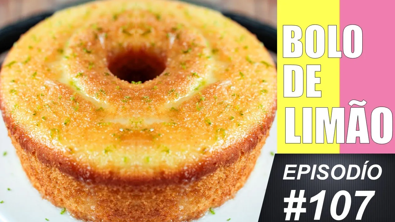 BOLO DE LIMÃO COM PÃO DE LÓ - O MELHOR E SUPER MOLHADINHO