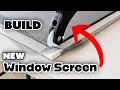 How To Build Window Screen Easy Simple